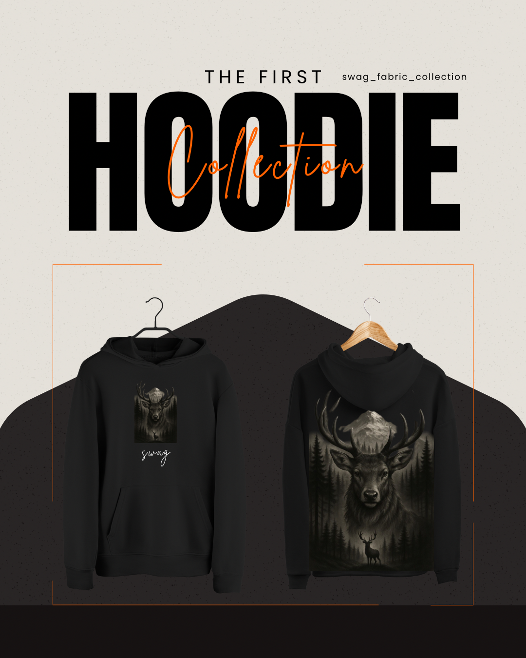 Majestic Deer Hoodie – Wilderness Edition | Swag Fabric Collection
