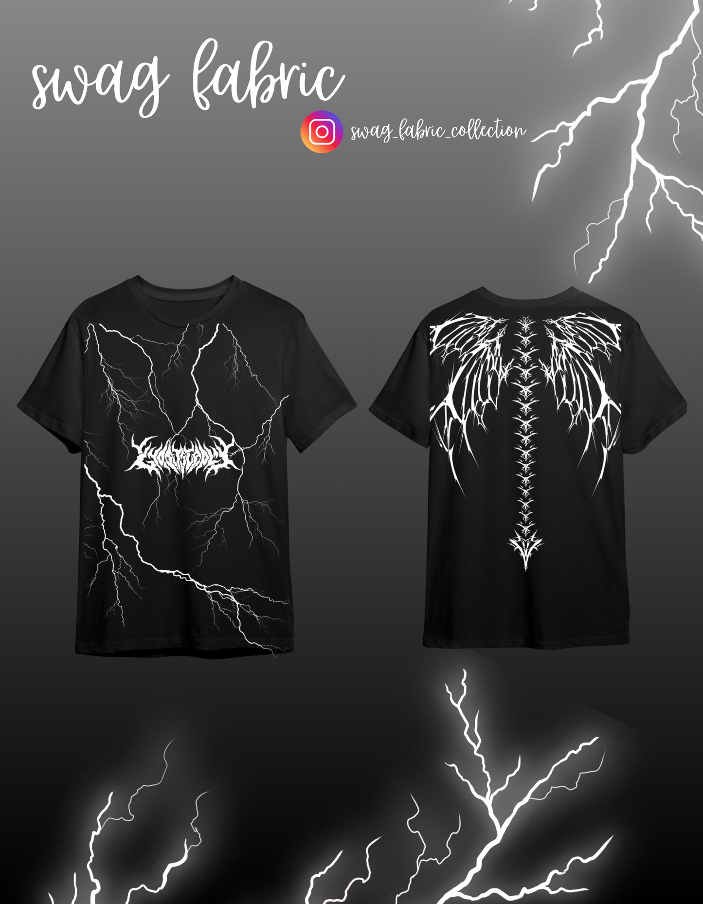 Thunderstrike “Swag” T-Shirt – Lightning Streetwear Edition | Swag Fabric Collection