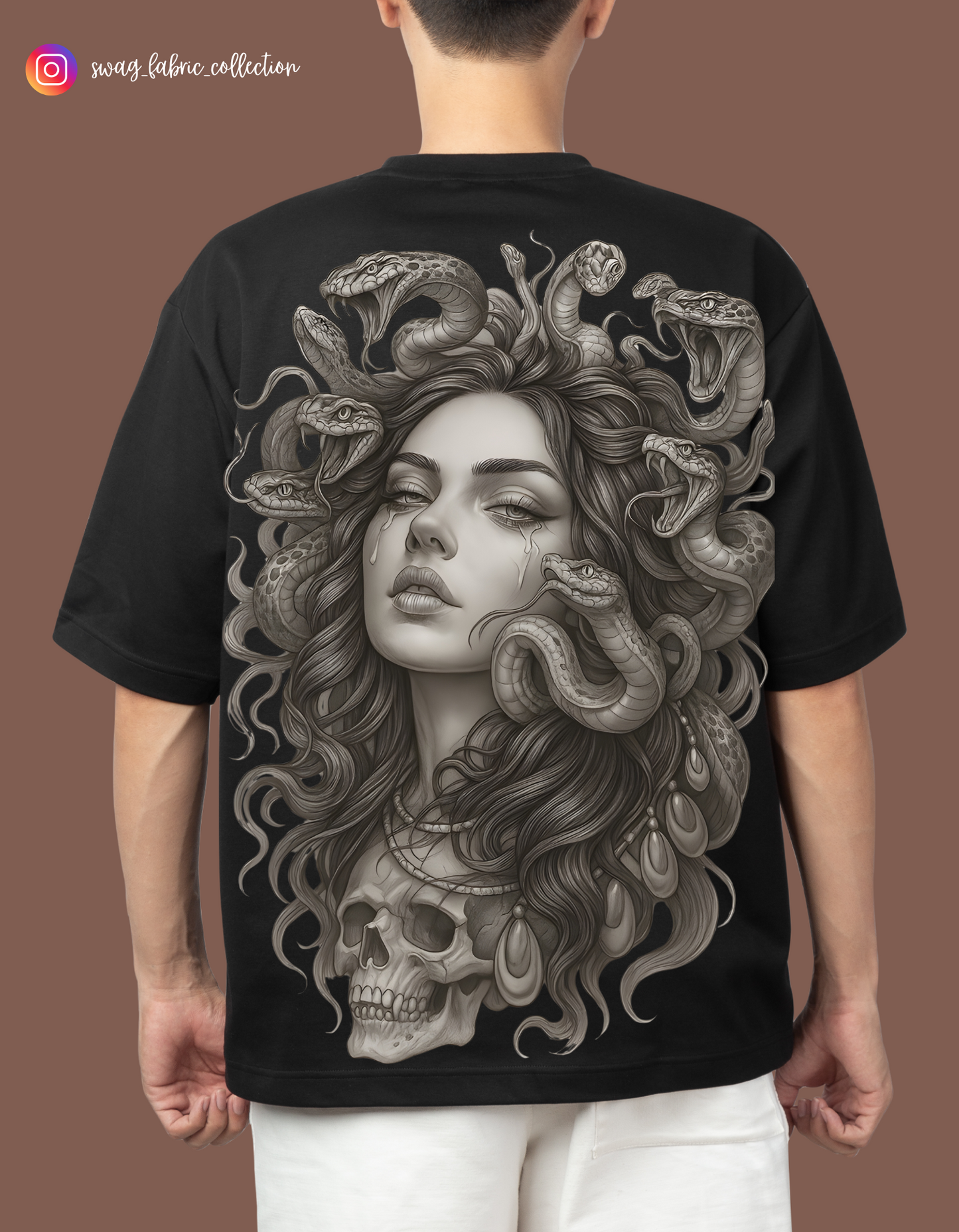 Medusa “Swag” T-Shirt – Artistic Streetwear Edition | Swag Fabric Collection