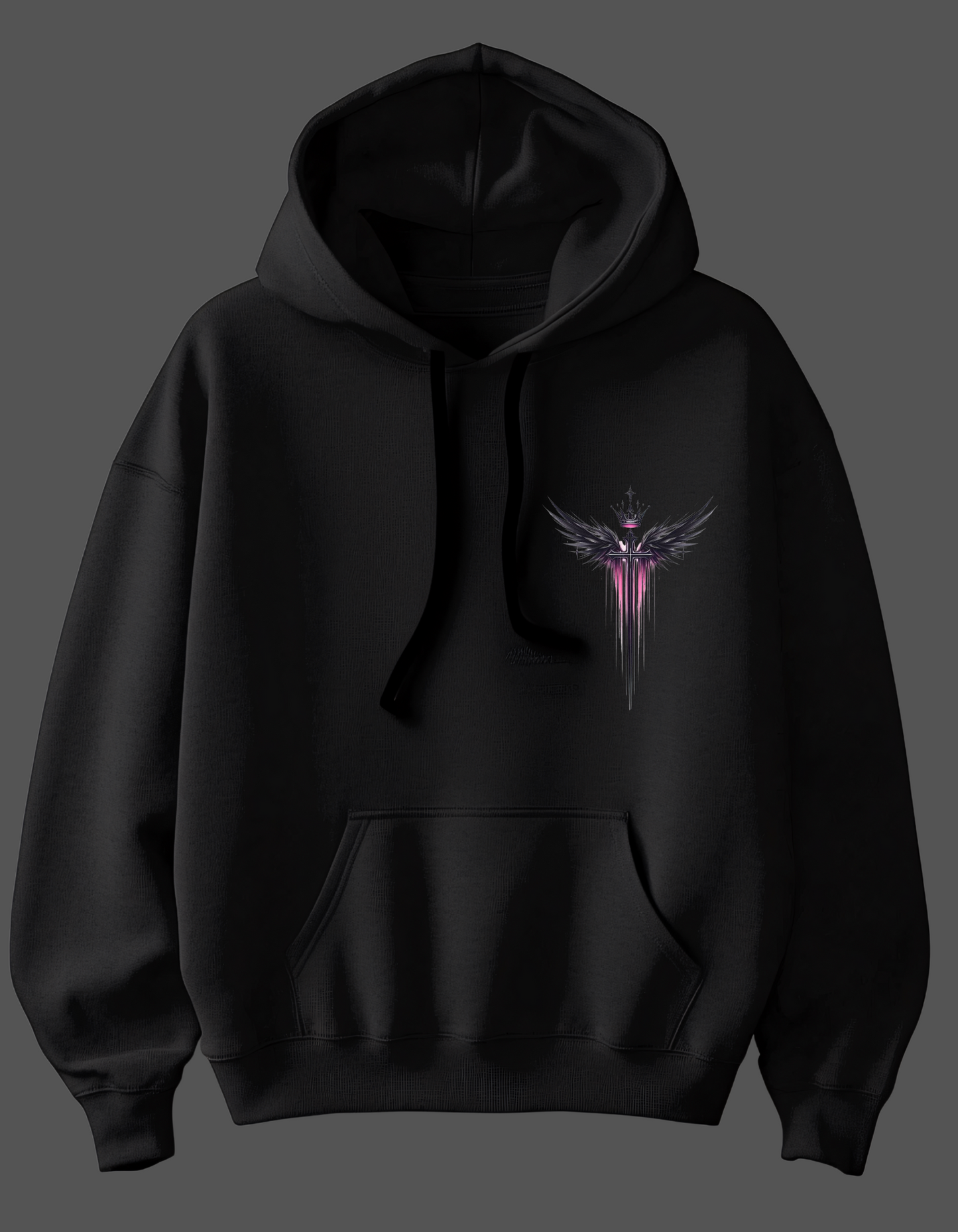 Crowned Wings “Swag” Hoodie – Royal Streetwear Edition | Swag Fabric Collection