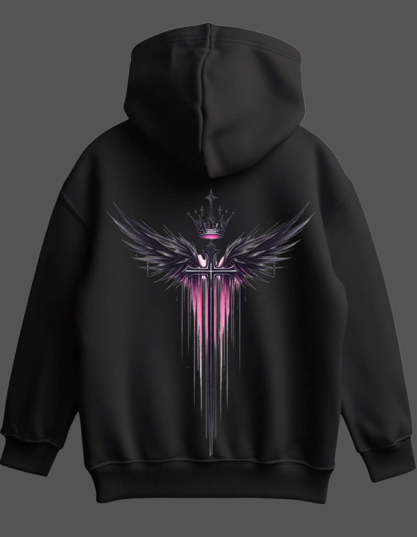 Crowned Wings “Swag” Hoodie – Royal Streetwear Edition | Swag Fabric Collection
