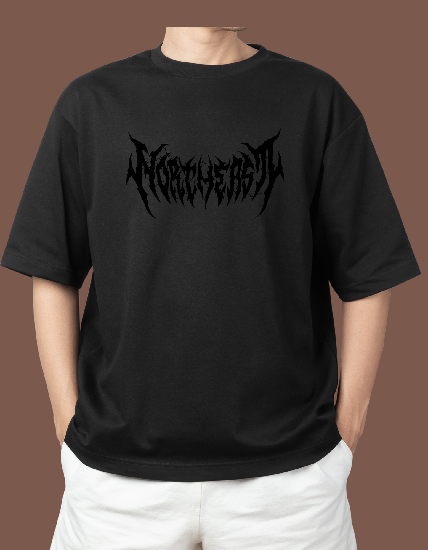 Reality Mask Oversized Graphic T-Shirt – Swag Fabric Collection”