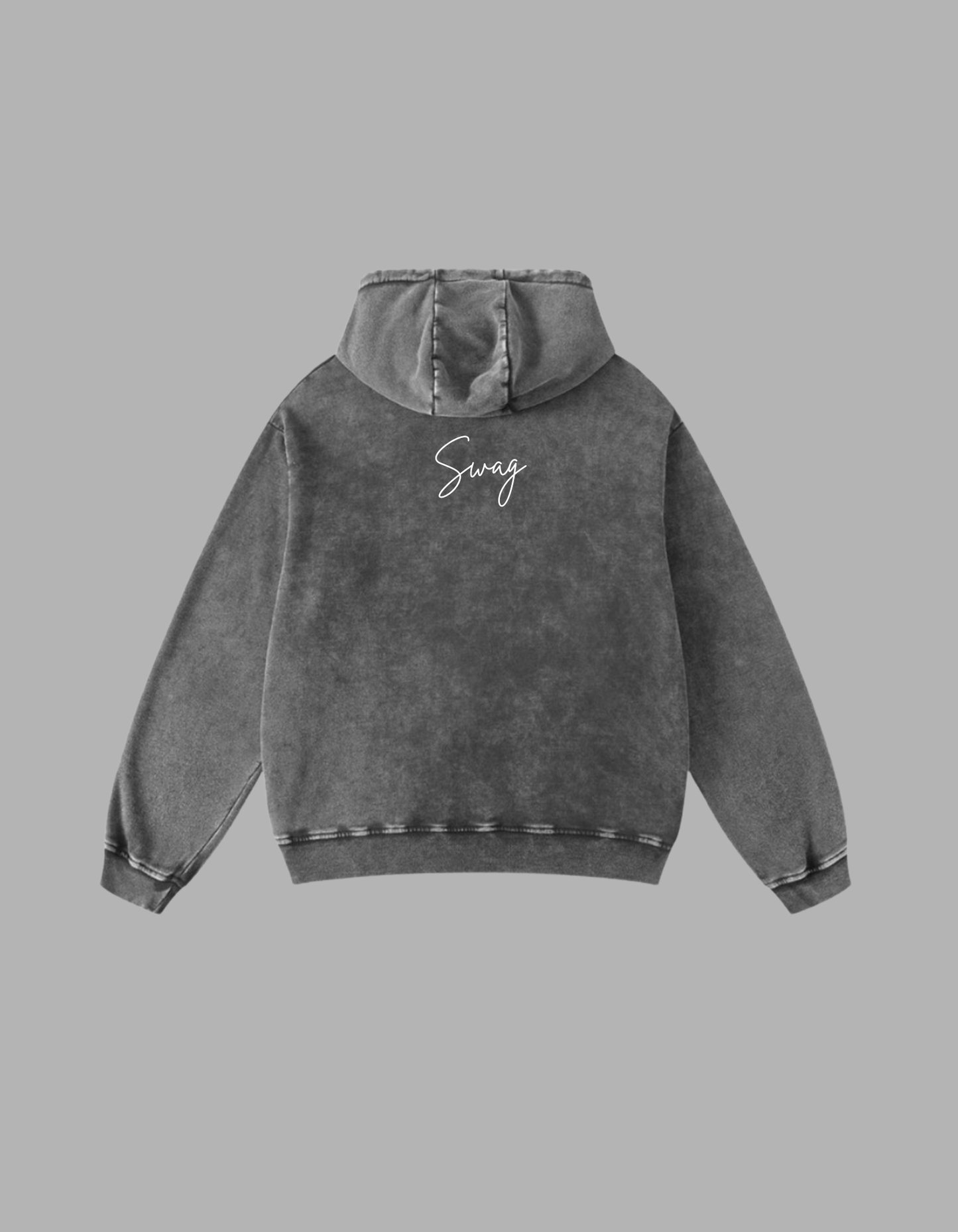 All-Seeing Swag Washed Hoodie – Vintage Grey Oversized Edition