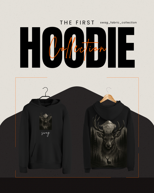 Majestic Deer Hoodie – Wilderness Edition | Swag Fabric Collection
