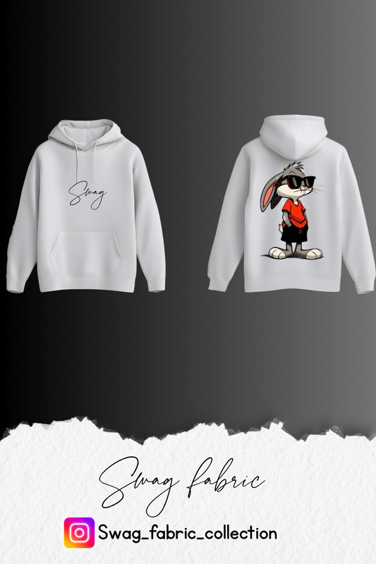Cool Bunny “Swag” Hoodie – Urban Street Style | Swag Fabric Collection