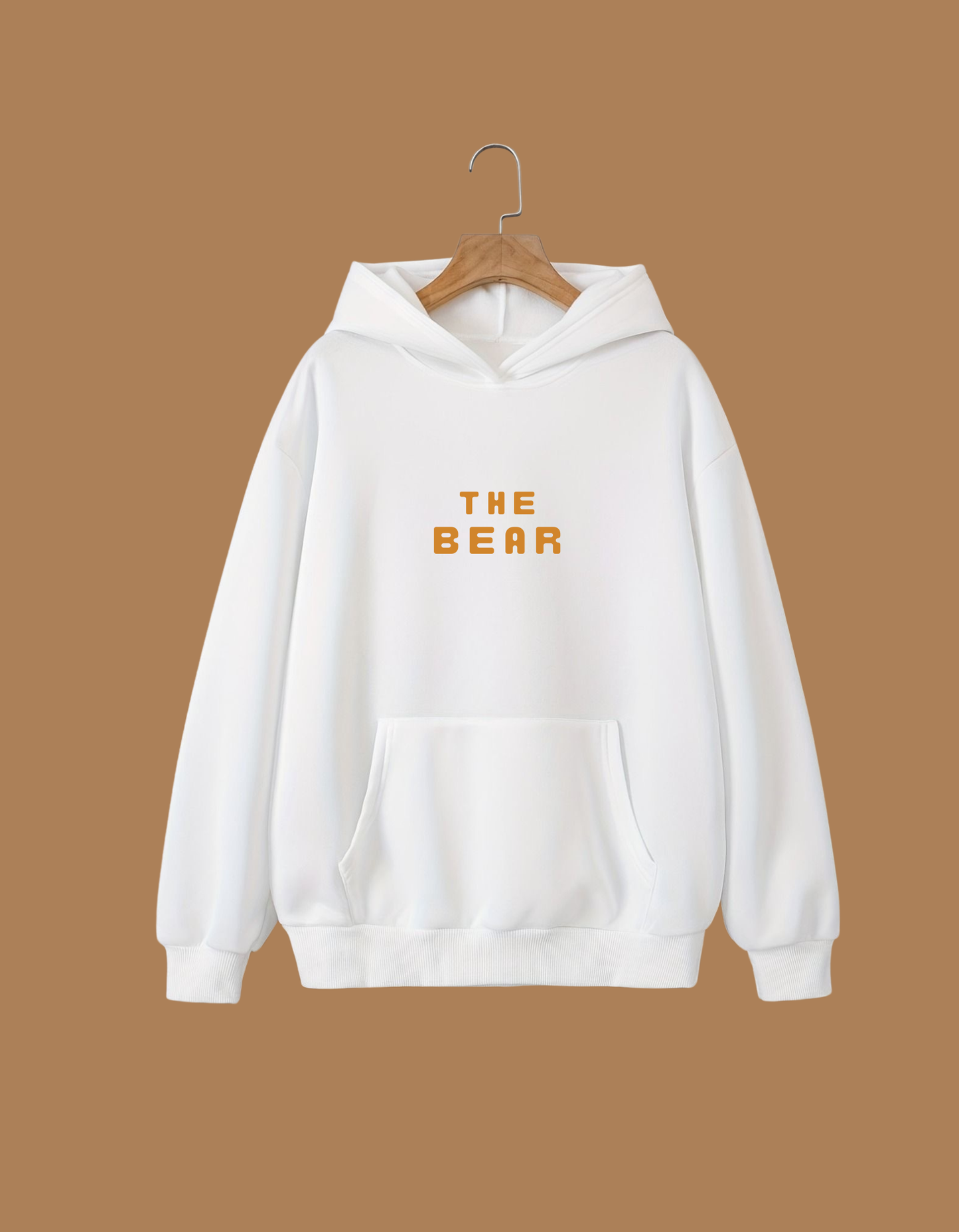 The Bear Samurai Hoodie – Warrior Edition (White Oversized)
